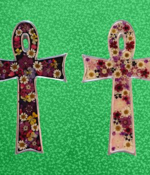 12-C Cruz Egipcia Pewter