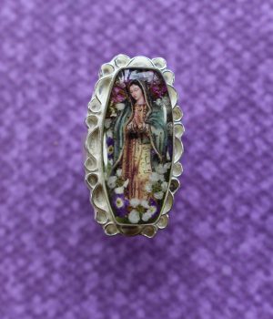 23-B Anillo Alpaca Barroco Mediano