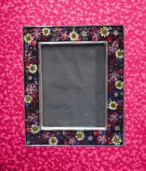 04-P Portarretrato Cuadrado Mediano Pewter